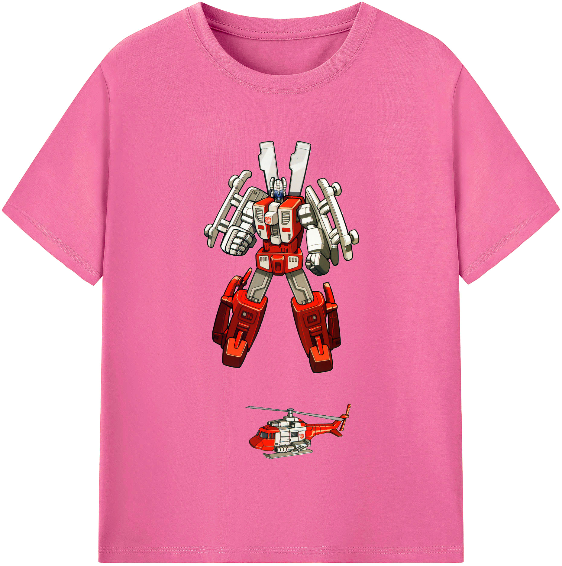 （画像用）  レディースカジュアルプリントTシャツ（綿100％）